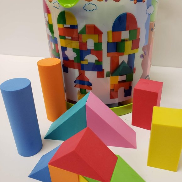 New 95pc Foam Building Blocks - Picture 12 of 13